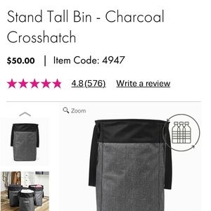 New in Package Thirty-One Stand Tall Bin